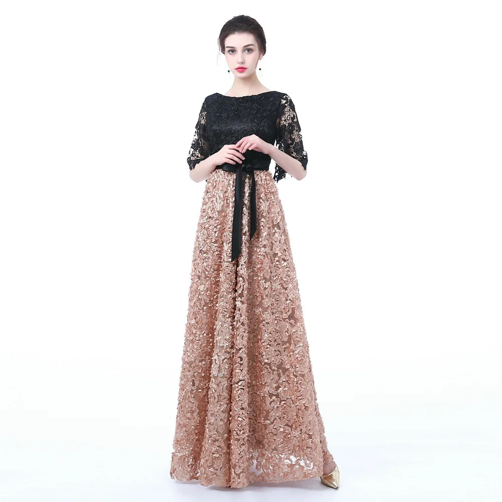 

2021 European And American New Style Long Fashion Slim Party Noble And Elegant Banquet Performance Evening Dresses, Picture
