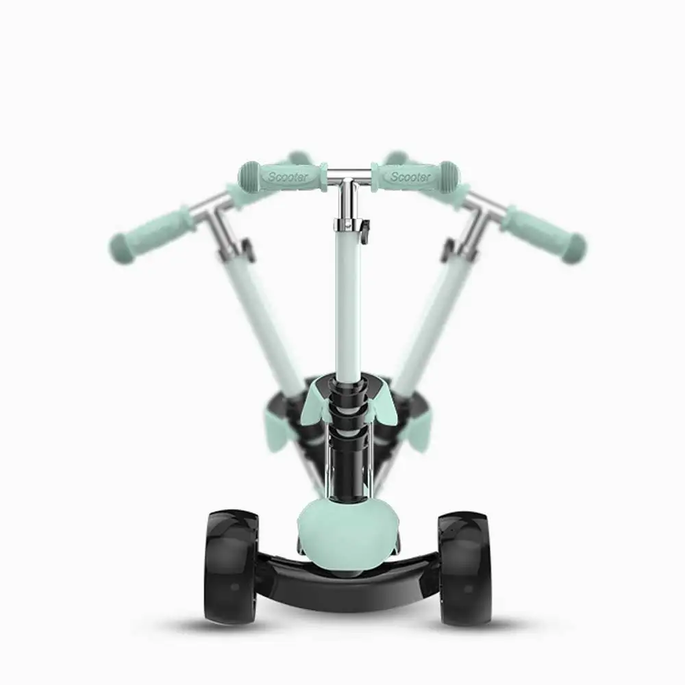 

Wholesale Custom Age 2-6 Adjustable Height 3 PU Wheels Kick Foot Mini Kids Scooter with Seat, Colorful