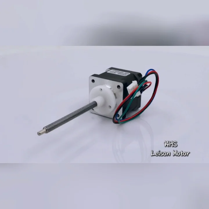 Nema 14 35bygh Small Linear Screw Lead Steps Motor Duel Shaft For