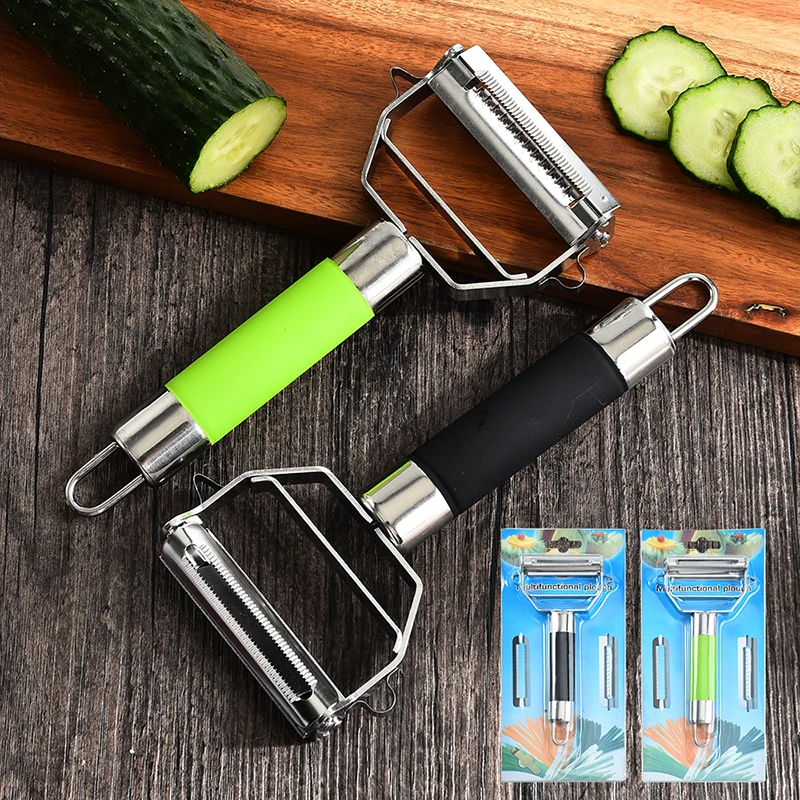 

Peeler Stainless Steel Vegetable Peeler Blade Vegetable Cutter and Fruit Slicer Dual Blade Multi-function Kitchen Utensils