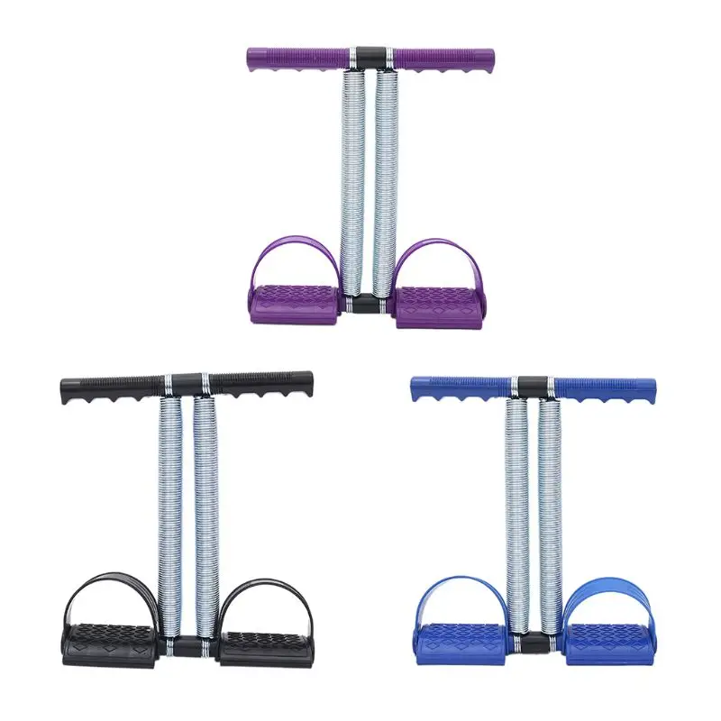 

Elastic Equipment, Pull Rope Dual Spring Tension Foot Pedal Sit Up Equipment for Abdominal