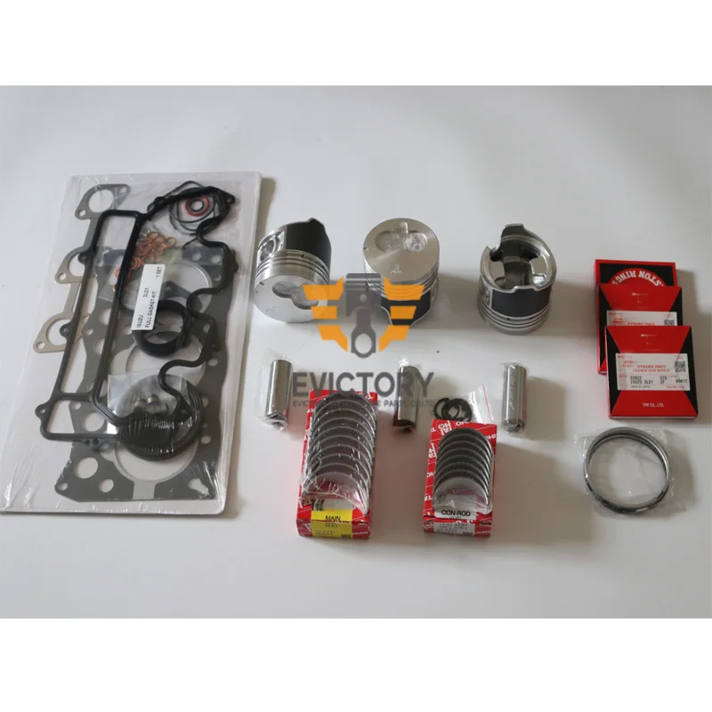 

For ISUZU truck engine parts 3LD1 overhaul kit piston ring full gasket gasket valve bearing