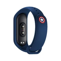 

Mi Band 4 silicone Strap Buckle Pattern button For xiaomi miband 3 4 bracelet Miband 4 limited edition wrist strap accessory