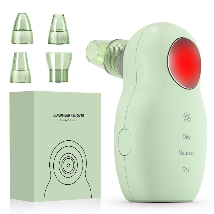 

Anti Blackhead Care Facial Massager For Appliance Remover Blackheads, Green