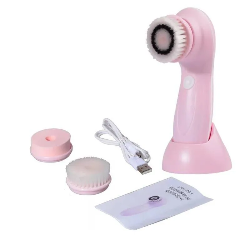 

new product idea 3 In 1 electric face brush multi-functional beauty equipment 2021 new arrivals, Picture