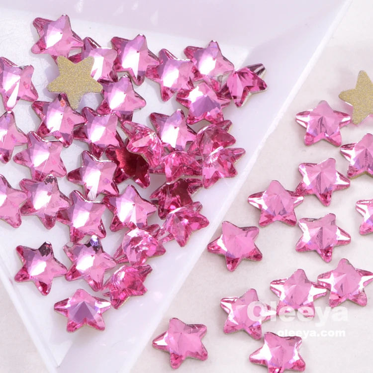 New Color C21 Rose Over 51 Shapes 25 Colors K9 Flatback Crystal Rhinestones for Toe Nail Design