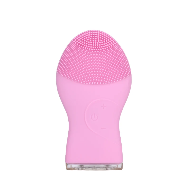 

Portable Silicone Facial Cleaner Sonic Facial Cleansing Brush, Blue,pink,greem,purple,black