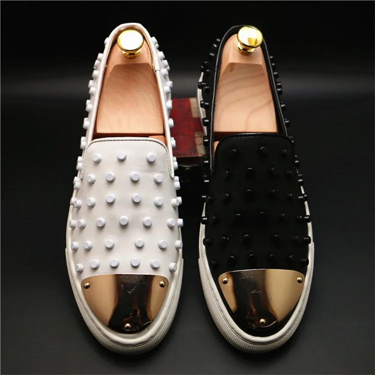 

Men's Loafers Lazy Leather Casual Shoes wholesale in stock, Black white