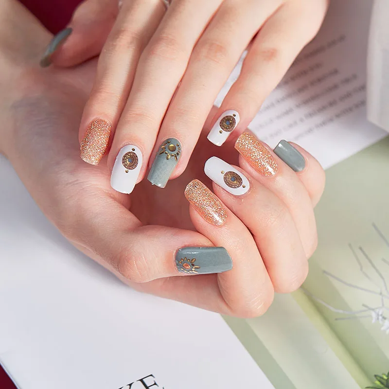 

Wholesale Beautiful Unique Nail Stickers Nail Wraps for Girl DIY