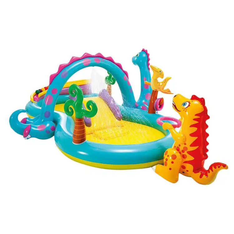 

Inflatable Play Center Kids Inflatable Wading Pool Blow Up Water Center for Boys Girls Aged 3 and Up Outdoor Water Fun