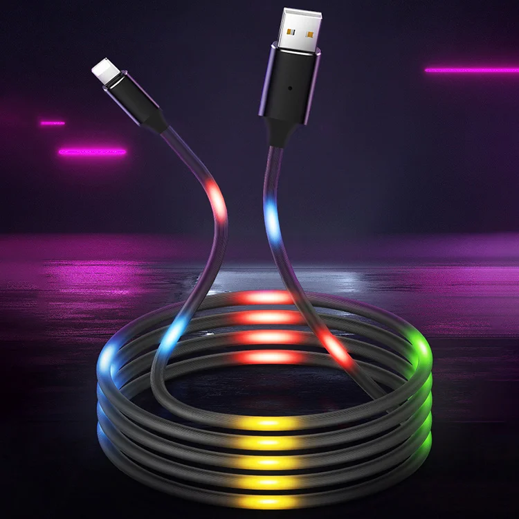 

Wholesale USB Light Charging Charger Cell Phone Led Data Cable