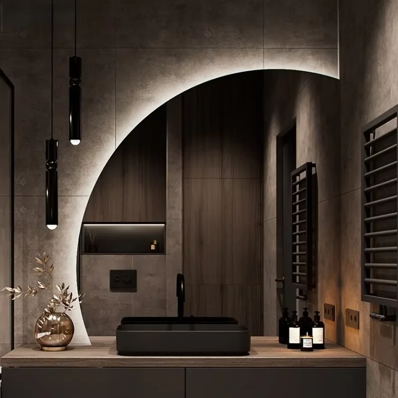Semi-Circular Smart Mirror