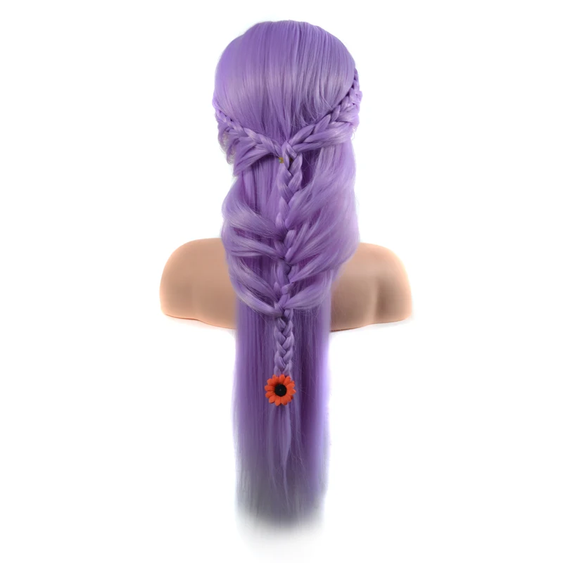 
Yaki Straight Training Head With Long Thick Hairs Practice Makeup Hairdressing Mannequin Dolls Styling Maniqui Tete for Sale 