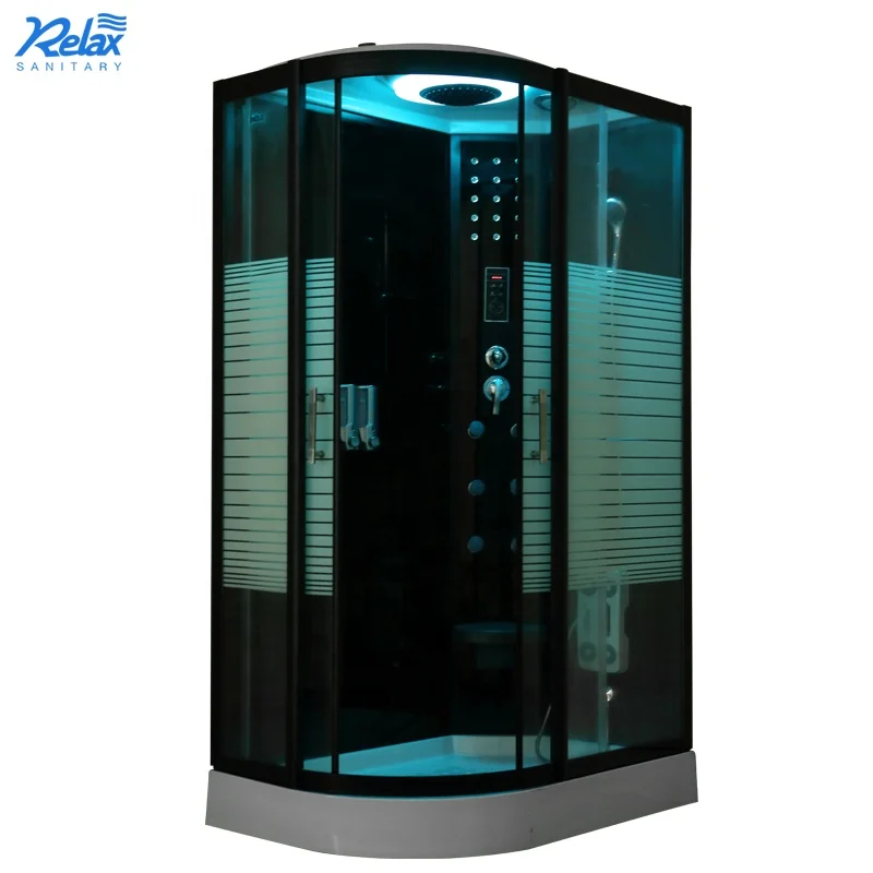 2019 best seller glass shower room with foot massage from China