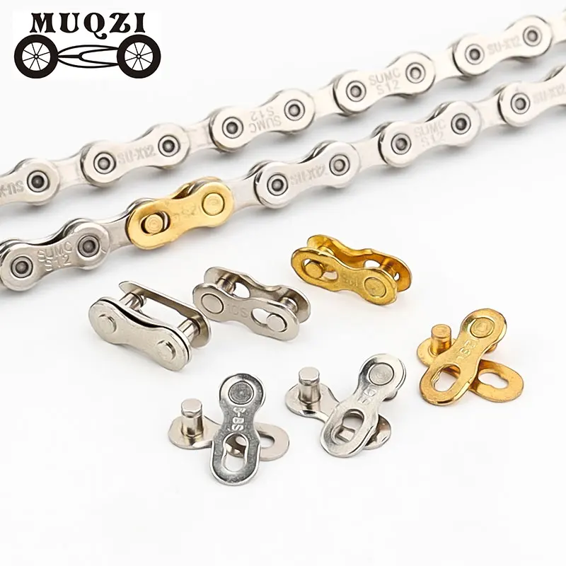 

MUQZI Bike Chain Missing Link 6-8 9 10 11 12 Single Speed Quick Master Link Joint Chain Magic Buckle