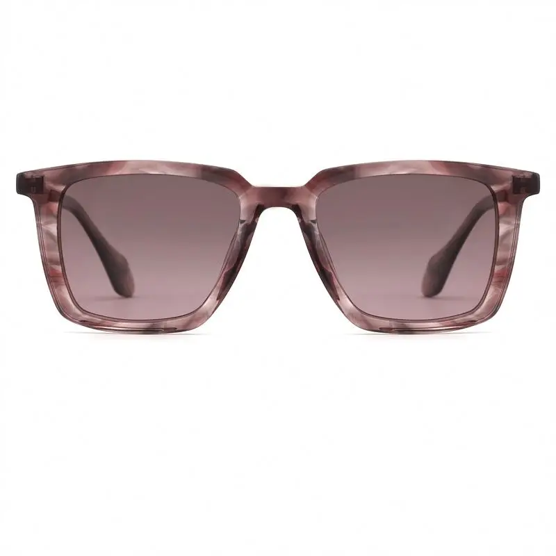 

2021 Fashion Design Custom Logo Luxury Women UV400 Shades Bevel Acetate Polarized Sunglasses 2022