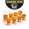 Cute Creative Shaking Head Doll Decoration Car Ornaments Gift Smiley face Spring Doll