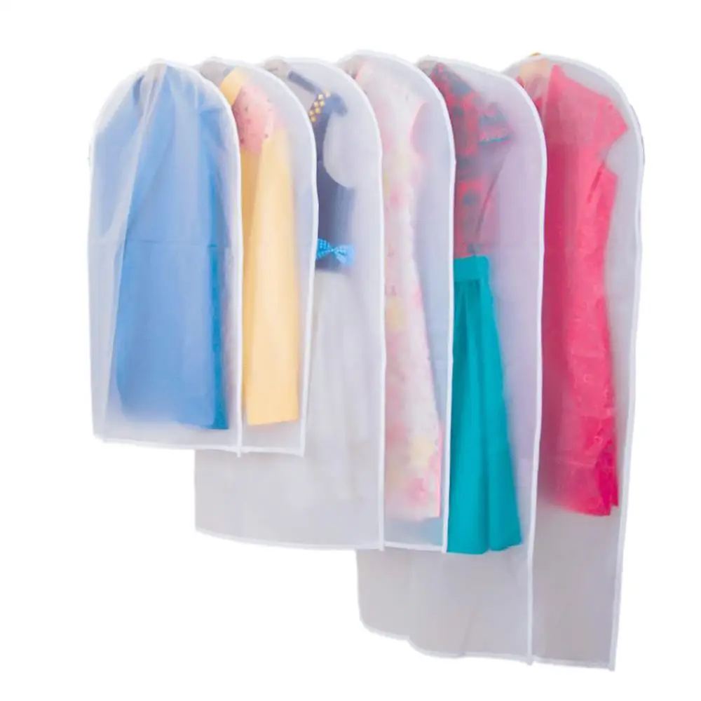 

ECO Dust Cover Transparent Home Storage Waterproof Clothing Dust-proof Suit Hanging Bag, 1c