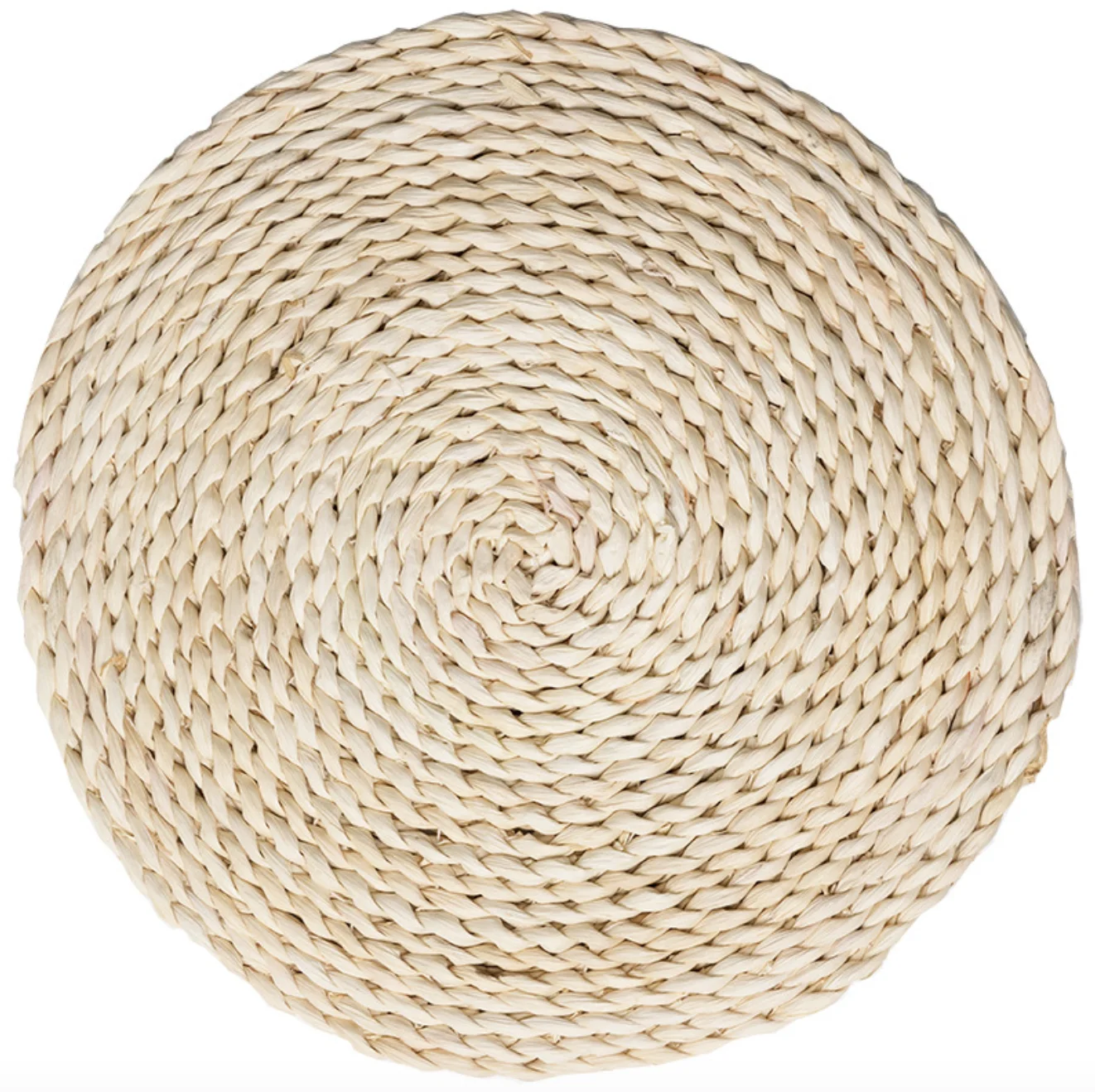 

Table New Luxury nature handmade corn straw placemat round woven mat rattan wedding placemats, Pure colour