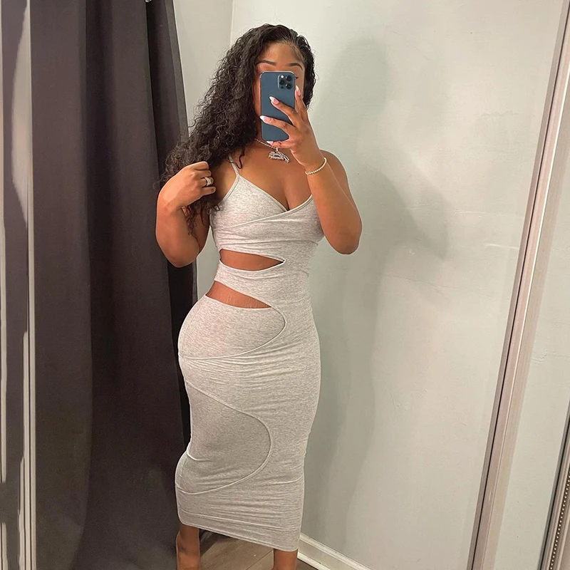 

Sexy Bodycon Irregular cropping summer dresses Streetwear Casual Dresses