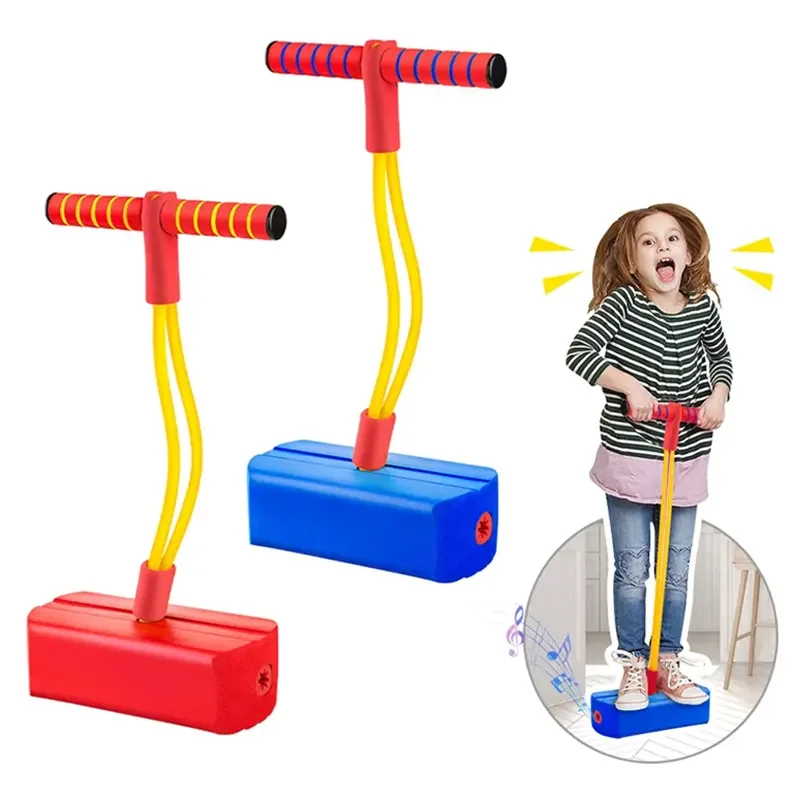 

Kids Sports Games Toys Foam Pogo Stick Jumper Indoor Outdoor Fun Fitness Equipment Improve Bounce Sensory Foam Pogo Jumper Toys