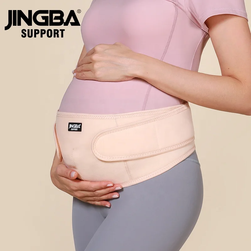 

JINGBA Custom Logo Lightweight Durable Pregnancy Belly Back Support Band Maternity Belly Band Belt for Pregnancy Safety