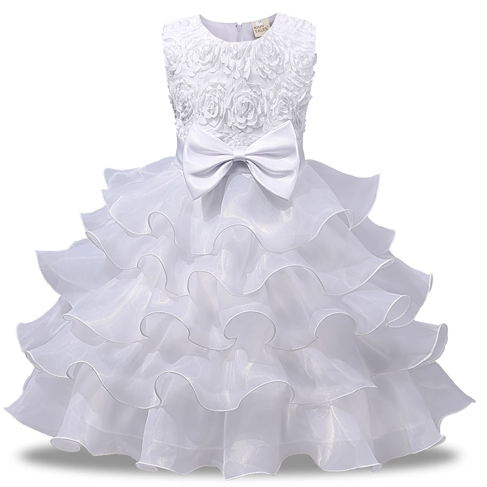 

New Fashion Toddler Baby Girl Clothes Children Kids Party Birthday Wedding Princess Dress, As picture