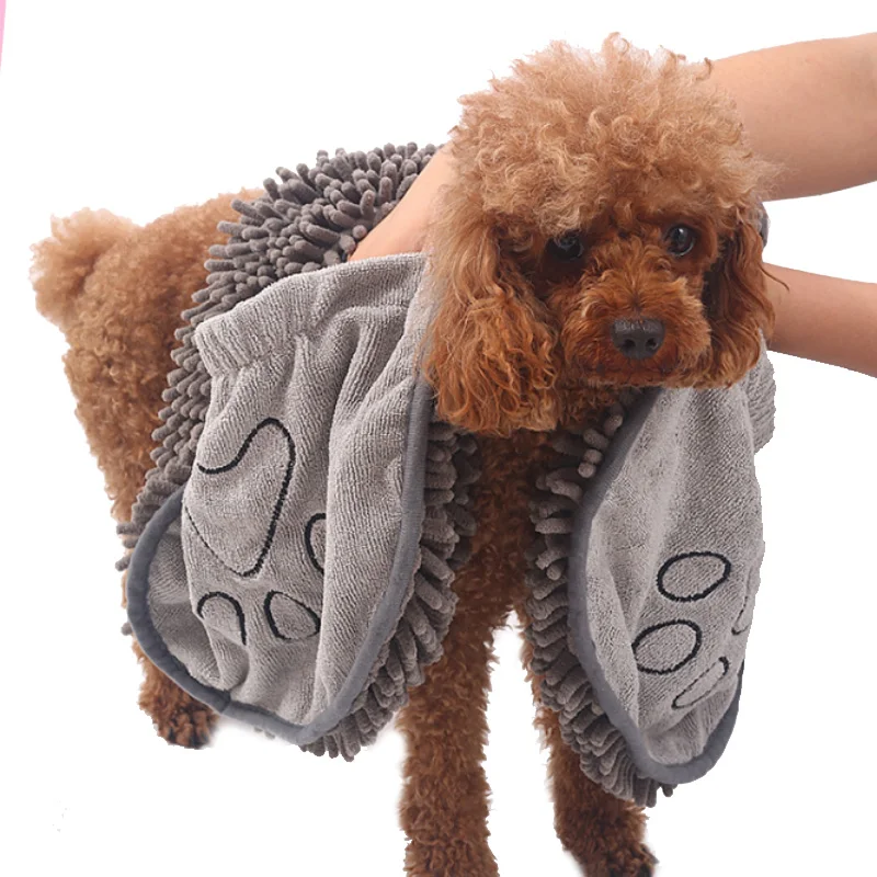 

2021High Quality Wholesale Cheap Dog Towels Quick Drying Super Absorbent Cold Dog Bath Cleaning Towels Super Soft Pet Towels