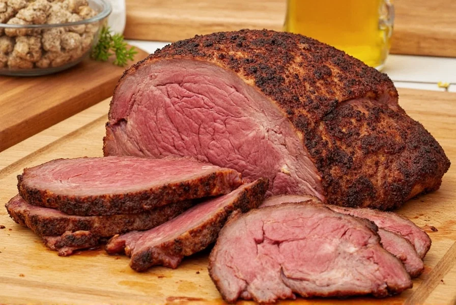 Brisket on a cutting board
