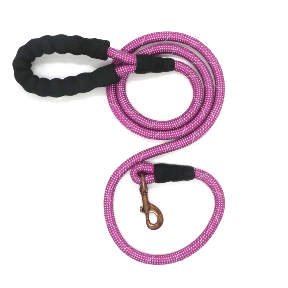 

BELT CROWN RTS Slip Rope Lead Leash Strong Heavy Duty Rope No Pull Training Pet Leashes Dog for Small and Medium Dogs Size L, Picture shows