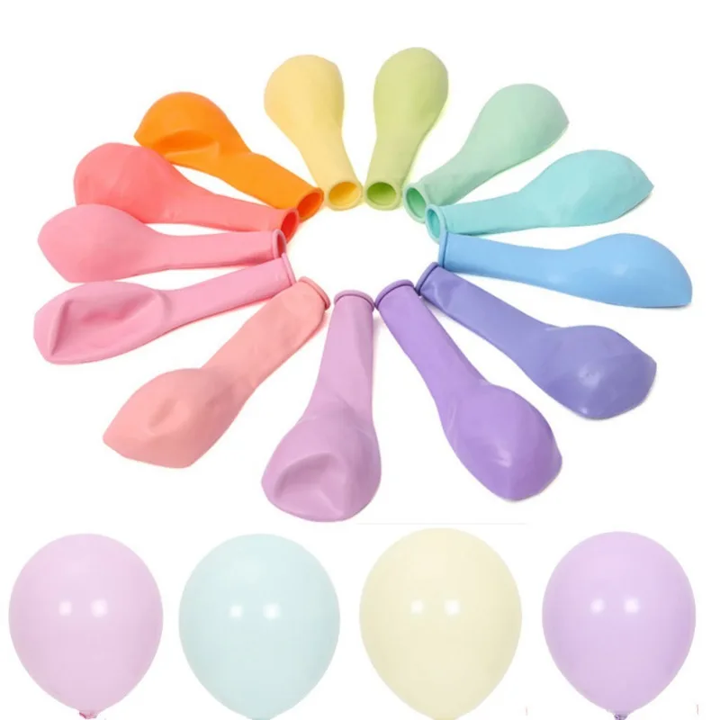 

C 12 Inch Macaron Color Latex Balloons Candy Birthday Wedding Decoration Party Baby Shower Balloons Arch Decoration