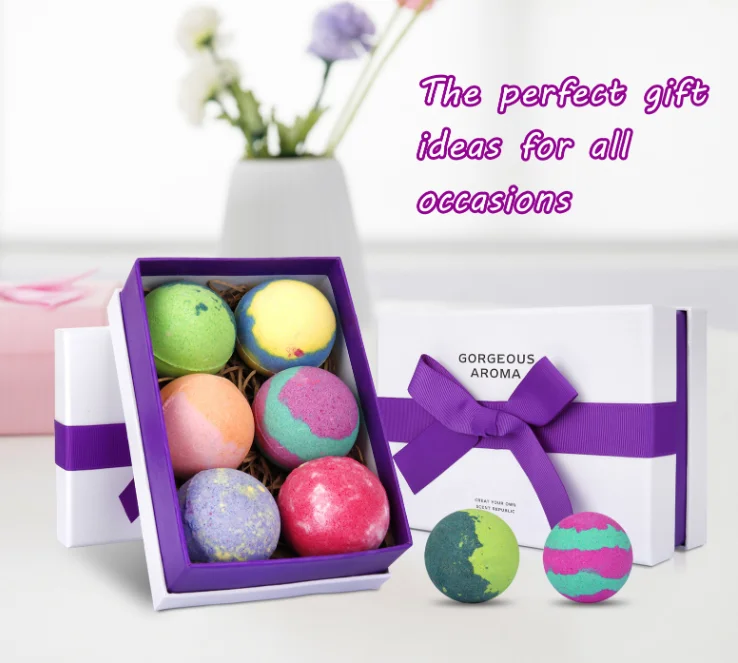 
vegan cbd private label bubble kids bath bombs bath bombs gift set boxes handmade 