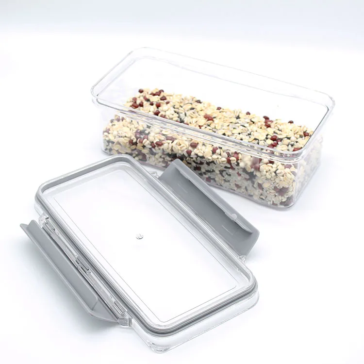 

Transparent Plastic Food Storage Container Microwave Container Meal Box For Food Keeper Freshness