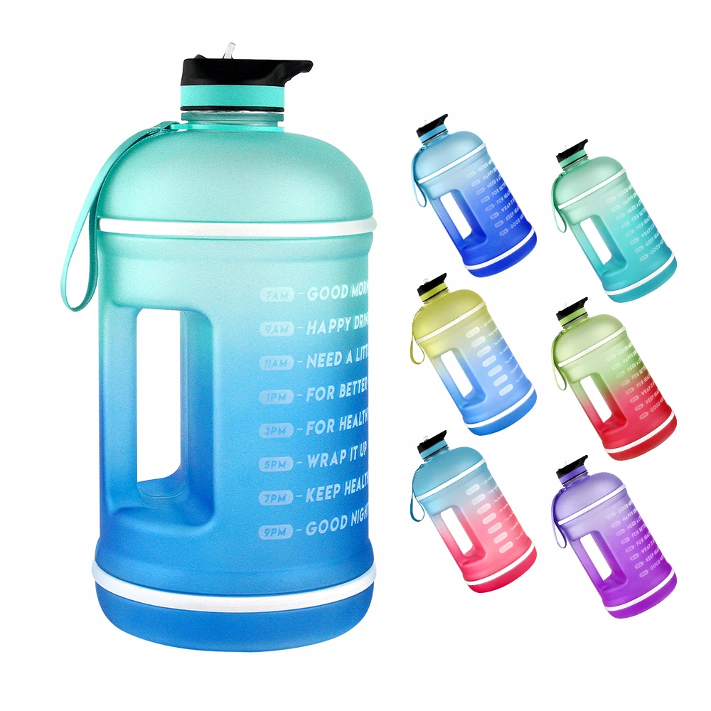 

1 Gallon Sports Water Bottle With Time Marker | Motivational 3.79 Liters,Reusable Bpa Free Jug (128 Oz, Can be customized