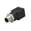 Sample available 3 / 4 / 5 / 8 pins A Coding m12 T splitter male-female molded cable connectors