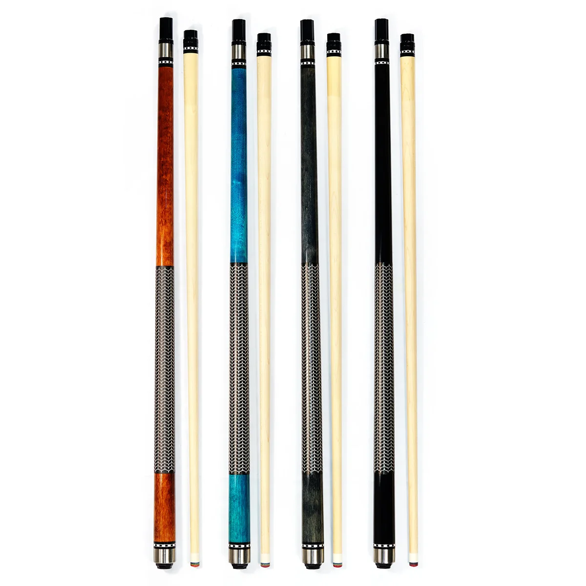 Hot Sell Superior Quality Maple Wood Handmade 1/2-pc  Billiard Pool Cue