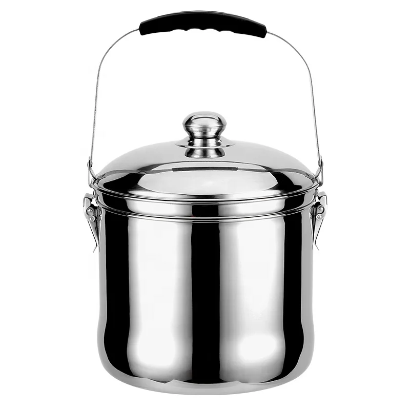 

Multifunctional 7L flame free cooking pot stainless steel 201 energy saving large cooking pot for Southeast Asia market