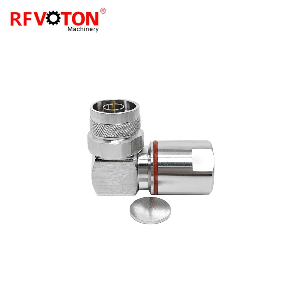 

RF Right Angle N Male Plug Connector Clamp For rg217 Cable