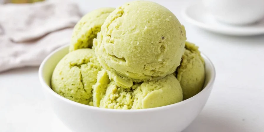 Whisking spice into ice cream base