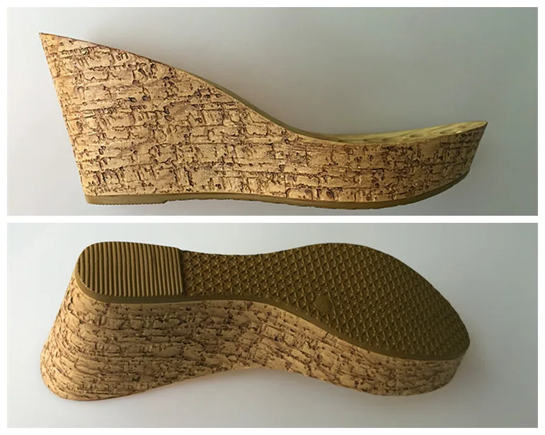 
pu wedge sole for lady sandals 