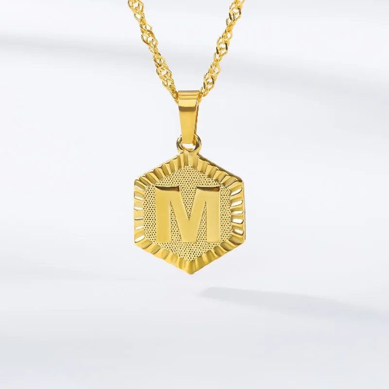 

Custom Alphabet Charms Letter Personalized Tennis Letter Necklace