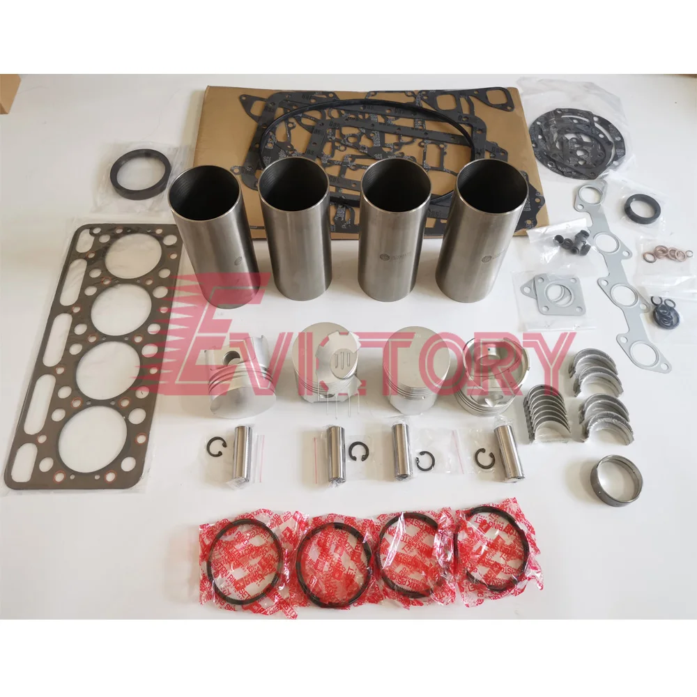 

For KUBOTA V1702 overhaul rebuild kit valve bearing gasket piston ring liner