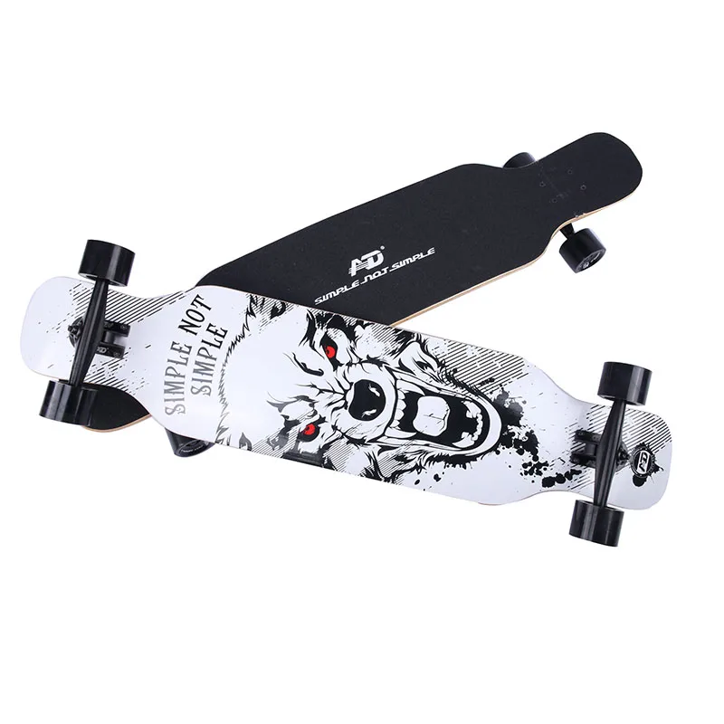 

High quality PU wheel  longboard in stock for girls various style