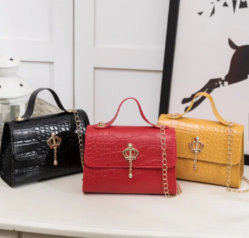 

G032 fashion versatile small square bag stylish ladies handbags beautiful woman bag with texture