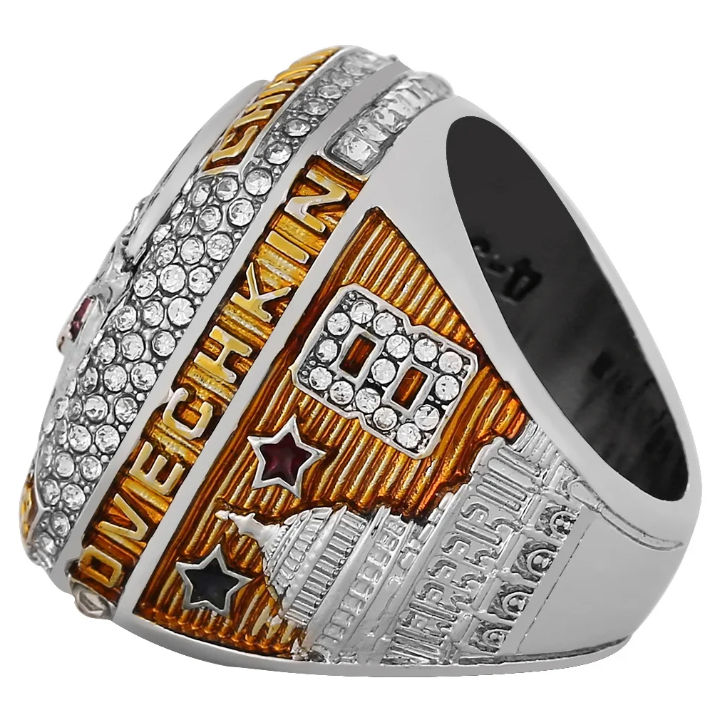 

2021 Cheap Dainty Diamond Championship Ring Iced Out Custom Sports Ring for Sport Team, Ptaing color