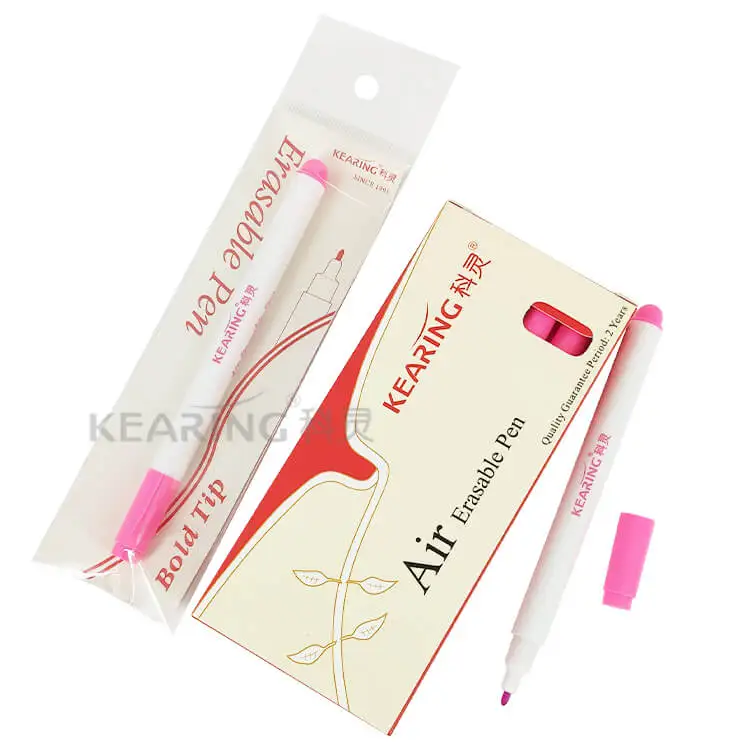 

240 pcs/lot Kearing Pink Color Air Erasable Pen for Short Time Fabric Marking ( Free Shipping )