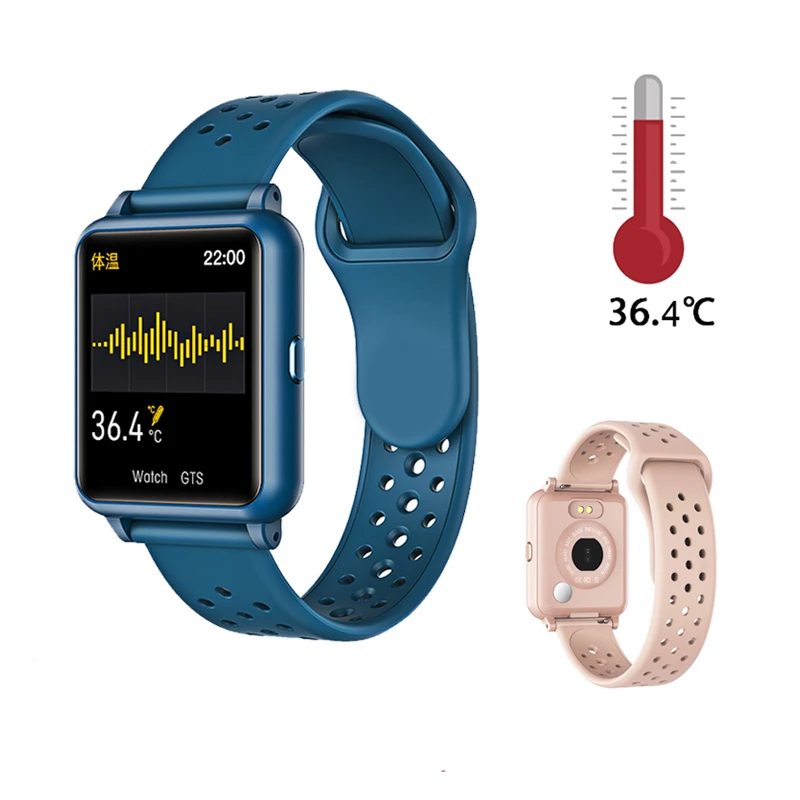 

Japan popular body temperature smartwatch P29 men women sport smart watch 2020 sleep heart rate tracker smart bracelet