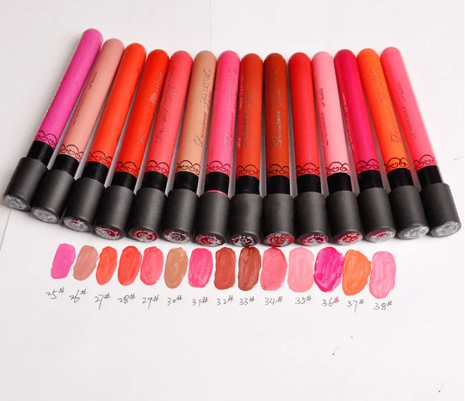

Makeup Private Label Your Logo Waterproof Matte Non-stick Cup Liquid Lipstick