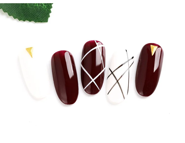 

Wholesale nail art salon beautiful painting drawing polish acrylic colorful nail brush with rhinestone, Picture
