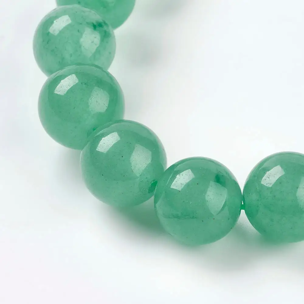 

PandaHall 10mm Green Natural Aventurine Stone Ball Beads Strands